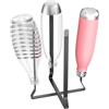 LOXSUN Scola Borracce da Lavandino, Scolabottiglie per Borracce, Scolabottiglie Verticale, Porta Borraccia Cucina, Porta Bottiglie Pieghevole, Scolaborracce per Biberon e Tazze (Nero, 1PC)