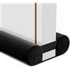 BKSAI Paraspifferi per Porte Paraspifferi Sottoporta | Senza Residui, 90-110 cm, protezione dal freddo, protezione acustica, guarnizione inferiore della porta