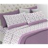 Galeone - Biancheria e Tessuti Completo Lenzuola 100% Cotone - Una Piazza, Letto 80x190 | Set RIO con 1 Federa, Lenzuolo Sopra, Lenzuolo Sotto con Angoli | Cotone - Tessuto Morbido, Traspirante | Made in Italy - GALEONE