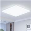 EASY EAGLE Plafoniera LED Soffitto 55W, Ø40CM 6500K 5500LM Lampada Soffitto