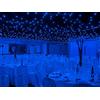 JOLIGHT KIT CIELO STELLATO LUCE BLU - 50 FARETTI LED ROTONDI SILVER 12V + ALIMENTATORE INCLUSO