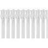 Imirootree Penna spray da viaggio da 10 ml, ricaricabile, in plastica, vuoto, mini penna spray fine, portatile, contenitore da viaggio per bottiglie da viaggio (10 pezzi), Trasparente, 10ml