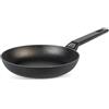 H&H Padella Titan in Alluminio con Rivestimento Antiaderente Pfluon, 20 cm, Colore Nero, Adatta a Tutti i Piani Cottura - Incluso Induzione e Vetroceramica, PFOA Free