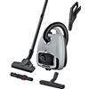 Bosch BGB6X330 - Aspirapolvere con sacchetto, 4 l, 600 W, filtro HEPA 75 dB, cavo da 12 metri, colore: Grigio