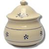 Fratelli Colì Porta Aglio Linea Stelle, contenitore terracotta ventilato per alimenti con coperchio, Salvafreschezza Salva Aglio, Colì Maioliche e Terrecotte dal 1650