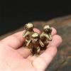 Pevfeciy Figurina decorativa 3 siti di saggezza, ornamento di artigianato creativo Feng Shui -Il tre canta decorazione statuetta, statua della scimmia della saggezza - non parlare nulla, vedi, per sentire