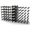 NOOK Weinregal NOOK® portabottiglie per vino impilabile Large Kit per 60 bottiglie - scaffale modulare per bottiglie / supporto per bottiglie di vino, espandibile in modo flessibile, sistema a incastro salvaspazio