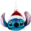 Hallmark Ornamento natalizio in vetro soffiato a punto, decorazione per albero di Lilo e Stitch, ornamento da appendere Disney, ornamento natalizio da appendere, regali per Natale