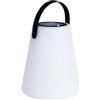 LSFYYDS Lampada da Tavolo Portatile a LED per Esterni Impermeabile, Lanterna a LED per Feste in Camera da Campeggio, Lampada da Tavolo con Luce Notturna, Lampada da Tavolo Solare, Luce(versione solare)