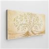 Giallobus - Quadro - Art Capezzale moderno II - Tela Standard - 70L x 35l cm - 06 - Sacra Famiglia e Albero della vita - Gold - Pronto da appendere - Quadri moderni per la casa