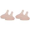 Suavinex, Tettarelle Biberon Zero Zero, Flusso A, 0+ mesi, 2 pezzi, Deep (Confezione da 2)