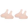 Suavinex, Tettarelle Biberon Zero Zero, Flusso A, 0+ mesi, 2 pezzi, Medium (Confezione da 2)