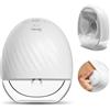 LIONELO Fidi Free Tiralatte Elettrico a Mani Libere 150 ml | 2 Modalità, Massaggio a 5 Livelli, 3 Imbuti in Silicone, Timer, Senza BPA e Funzionamento Silenzioso