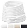 Handshop 2 paia di scarpe piatte Athletic Shoelaces 5/16 in 40-63 Wide Sneaker di ricambio