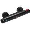 Uten Rubinetto per Doccia Termostatico Uten, Rubinetto per Doccia in Ottone Puro, Design Ergonomico 38°C, Flusso d'acqua Sicuro e Confortevole, Controllo Estremo Della Temperatura (0-50°C)