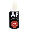 Alex Flittner Designs Pennarello a Vernice RAL 3013 Rosso Pomodoro Lucido 20 ml - Penna di Riparazione Acrilico per Legno, Metallo, Mobili, Bagno