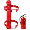 Mikikit Supporto per estintore da parete regolabile per estintore da 2 kg, supporto universale per montaggio per barche e veicoli a casa