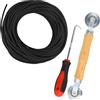 FESSOSKO Kit Riparazione Zanzariere, 3 Mm X 25 M Guarnizione Zanzariera, Ricambi Zanzariere, Ricambio Strumento per Zanzariere, per Finestre Ricambio Zanzariere Finestra