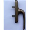 ilserramentista Maniglia Cremonese universale apertura interna per porte finestre in alluminio (bronzo)