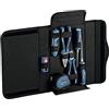 Bosch Professional 1600A016BV Set di Attrezzi Professionali da 16 Pezzi, Inclusi Pinze, Cacciaviti, Coltello a Serramanico Universale, Metro a Nastro e Ricambi, 129
