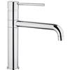 Paini - Rubinetto Miscelatore Monocomando Cucina, Lavello, Cromato, Leva superiore con bocca media a fontana, Design moderno, interamente prodotto e lavorato in Italia
