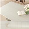 VEELIKE Carta da Parati Effetto Legno Crema Pellicola Adesiva per Mobili Legno Bianco Crema Pellicola Adesiva Decorativa Piano di Lavoro Cucina Bagno Impermeabile Armadio Tavolo 40 cm x 300 cm