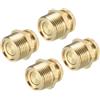 PATIKIL Valvola di Scarico Serbatoio Compressore d'Aria, 4 Pezzi G 3/8 Pezzo di Ricambio per Valvola Scarico Compressore d'Aria in Ottone