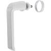 Schüco RAL9016 - Maniglia per finestra, colore: Bianco