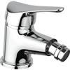 Yellowshop - Miscelatore bagno completo rubinetteria lEIRA lavabo bidet vasca e doccia incsso esterno in ottone cromato flessibile inox piletta Made in Italy (Bidet)
