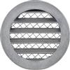 Steinberg14 Ø 100mm Griglia di Aerazione Circolare in Alluminio - Griglie di Ventilazione con Rete di Protezione contro Topi