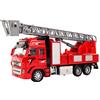 TURBO CHALLENGE - Camion dei Pompieri - Veicoli di Intervento - 022924-1/38 - Veicolo a Retrofrizione - Rosso - Metallo - Giocattolo per Bambini - Auto - A partire dai 3 anni