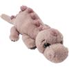 Depesche Dino World - Peluche Dino sdraiato, Marrone Chiaro | dinosauro di peluche con morbida pelliccia, occhi argentati glitterati e simpatici tacchetti, circa Peluche da 50 cm, 14348