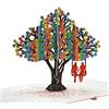 CUT POPUP.COM CUTPOPUP LGBT Gay Heart Tree Pop Up Card LGBT Wedding Card, Anniversary Card Pop Up, LGBT Couple Wedding Pop Up Card, LGBT Happy Birthday Card 3D IT