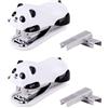 GTYHH 2 Cucitrici E Set Cucitrice Con 2000 Punti Metallici, Cucitrice Per Bambini, Cucitrice Da Tavolo Panda, Graziosa Cucitrice Per Animali