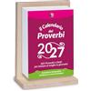Il Calendario Positivo Calendario 2027 Proverbi e Detti Popolari | Con Supporto in Legno di Faggio, da Tavolo | 365 Consigli di Vita | Pensiero filosofico | Idea Regalo geniale | EcoSostenibile in Scatola Regalo