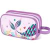 WAWSAM Beauty case - Borsa da viaggio per ragazze e bambini, borsa da viaggio per campeggio, Sirena a