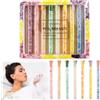 Ourdort 8 Pezzi Set Regalo Sali da Bagno Natalizi, Sali Schiumogeni Profumati, per un Bagno Rilassante, Idea Regalo di Natale per Donne, Mamma, Fidanzata e Ragazze, Set da Bagno per Momenti di Relax