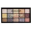 Revolution Beauty London Revolution Reloaded Light It Up Palette Ombretti, Oro e Metallizzati | Pigmenti modulabili, tonalità multiuso per occhi e guance, formula senza talco