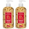 Helan, Panettone - Sapone Liquido Mani e Corpo Profumato, Sapone Mani Liquido e Bagnoschiuma Origine Vegetale dalla Fragranza Agrumata, Docciaschiuma Delicato per Pelli Sensibili, Bagno Schiuma 500 ml