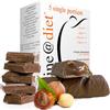 Line@Diet Line@CROCK proteici| 5 wafer ricoperti di CIOCCOLATO al LATTE e ripieno di crema al CACAO e NOCCIOLE | Gluten Free con COLLAGENE!