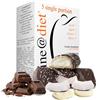 Line@Diet Line@CROCK proteici| 5 wafer ricoperti di CIOCCOLATO FONDENTE e ripieno di crema al cioccolato bianco e COCCO | Gluten Free con COLLAGENE!