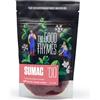 The Good Thymes Vero Sumac Mediterraneo Premium 80g | Spezia Naturale Acidulata | Spezia Levantina Antiossidante Senza Sale | Alternativa al Limone e Aceto | Sapore Libano