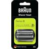 Braun Series 3 21B versione precedente, Testina Serie 3 Originale di Ricambio per Rasoio Elettrico Barba, Recupera il 100% Prestazioni Del Regolabarba Uomo, compatibile con i Rasoi Series 3