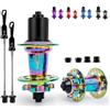 LongTing 120 Click Hub 6 Cuscinetti Bici Anteriore Posteriore 28 32 36 Fori | Freno a disco QR Bicicletta Mass Thunder Noisy Cube 6 Mozzi Nottolino TH390