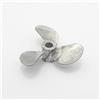 QASULER 1PC Destra Mano Sinistra 4mm Albero 3-Pale Elica in Metallo Sommerso Prop 28mm 32mm 36mm 40mm 44mm 48mm RC Barca Marine Tug Bait