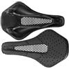 Generico Sella a Nido d'Ape Stampata in 3D per Strada/MTB, Aircode | AIRCODE, binario full carbon, fibra di carbonio T1000, 255X150mm, nero/bianco