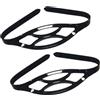 jinujud Confezione da 2 fasce per maschera da immersione | Cinturino ricambio per maschera in silicone antiscivolo per nuoto e sport acquatici, regolabile rapidamente