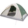 Generic Tenda da campeggio Igloo per 6 persone, impermeabile, verde, con zanzariera