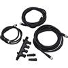 Domary Starter Kit NMEA 2000 con Connettore ABS T e Terminatori | Cavi di Lunghezza 4 M, 0,5 M, Materiale ABS Antiruggine, Universali per Terminazione di Rete Marina