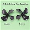 QASULER for Barca da Pesca con Esca RC 4 Pale for Barca inversa positiva Vite ad Alta Resistenza D50mm 55mm 60mm